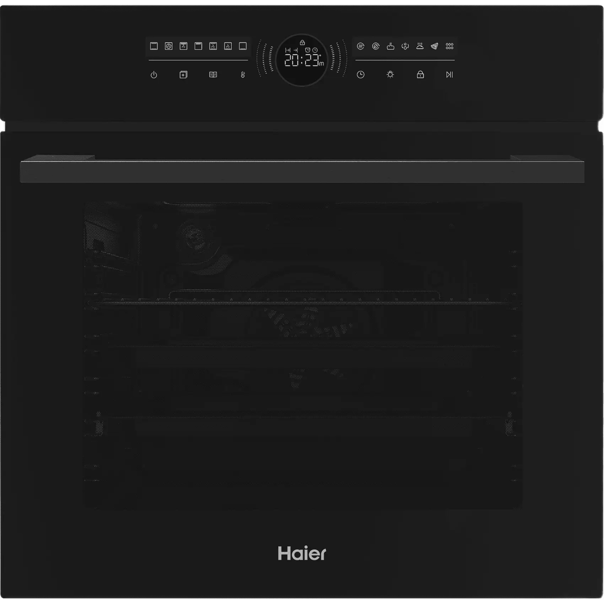 Духовой шкаф электрический Haier HOX-FT5AMTMB, черный матовый в TehnoAdept