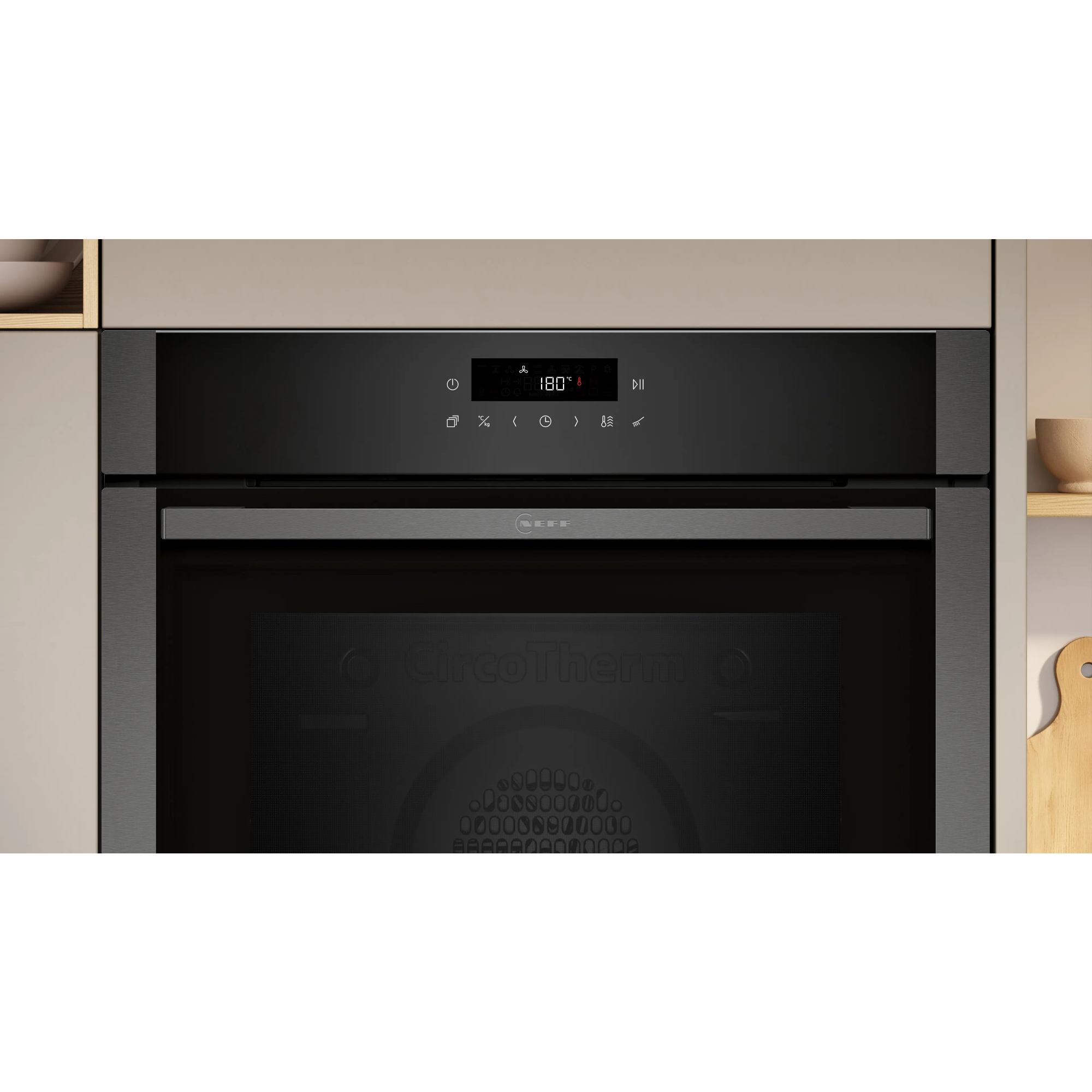 Духовой шкаф электрический Neff B6ACJ7AG3, черный в TehnoAdept