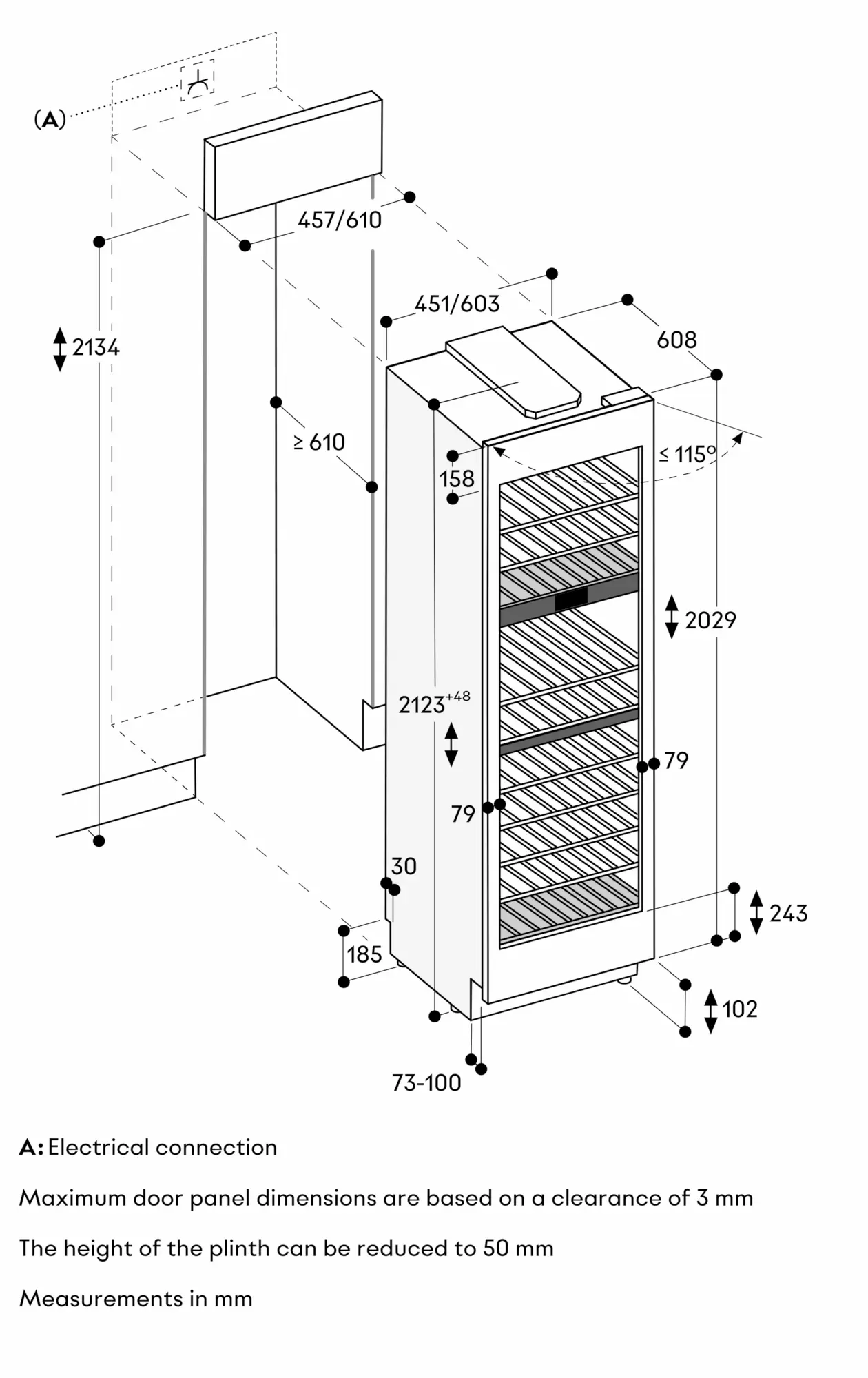 Винный шкаф встраиваемый Gaggenau RVW417170 в TehnoAdept