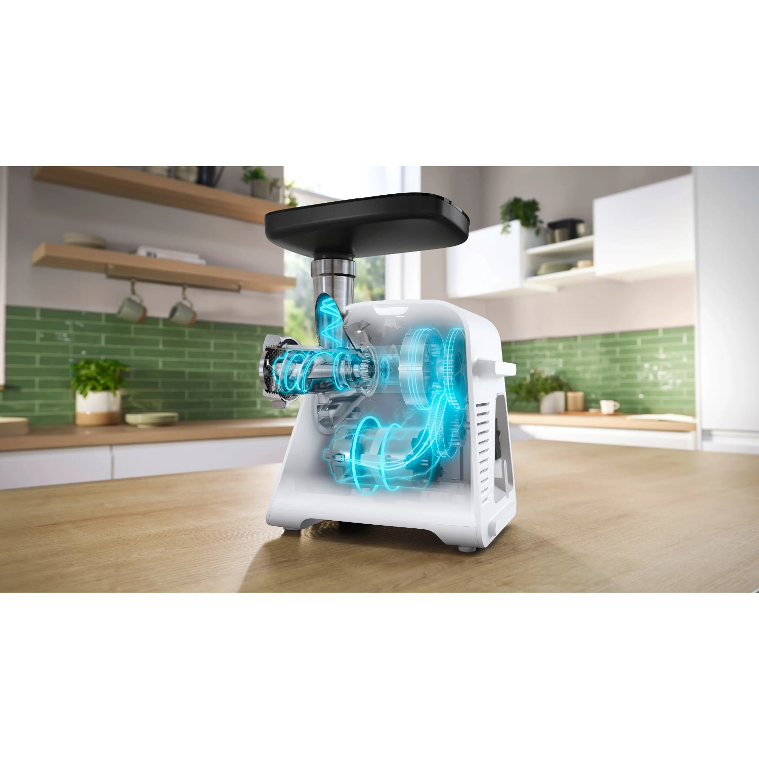 Мясорубка электрическая Bosch MFWS607W, белый в TehnoAdept