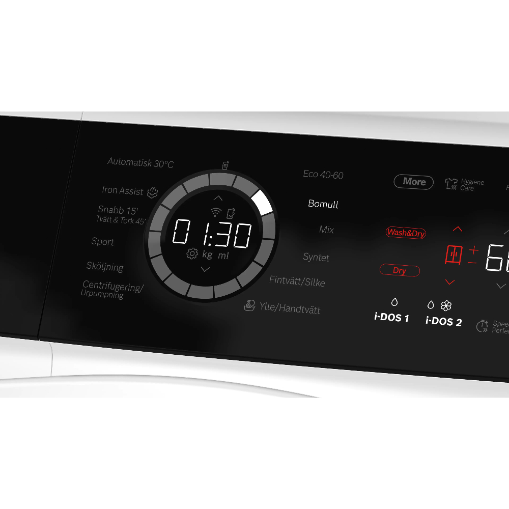 Стирально-сушильная машина Bosch WNC254A0SN, белый в TehnoAdept