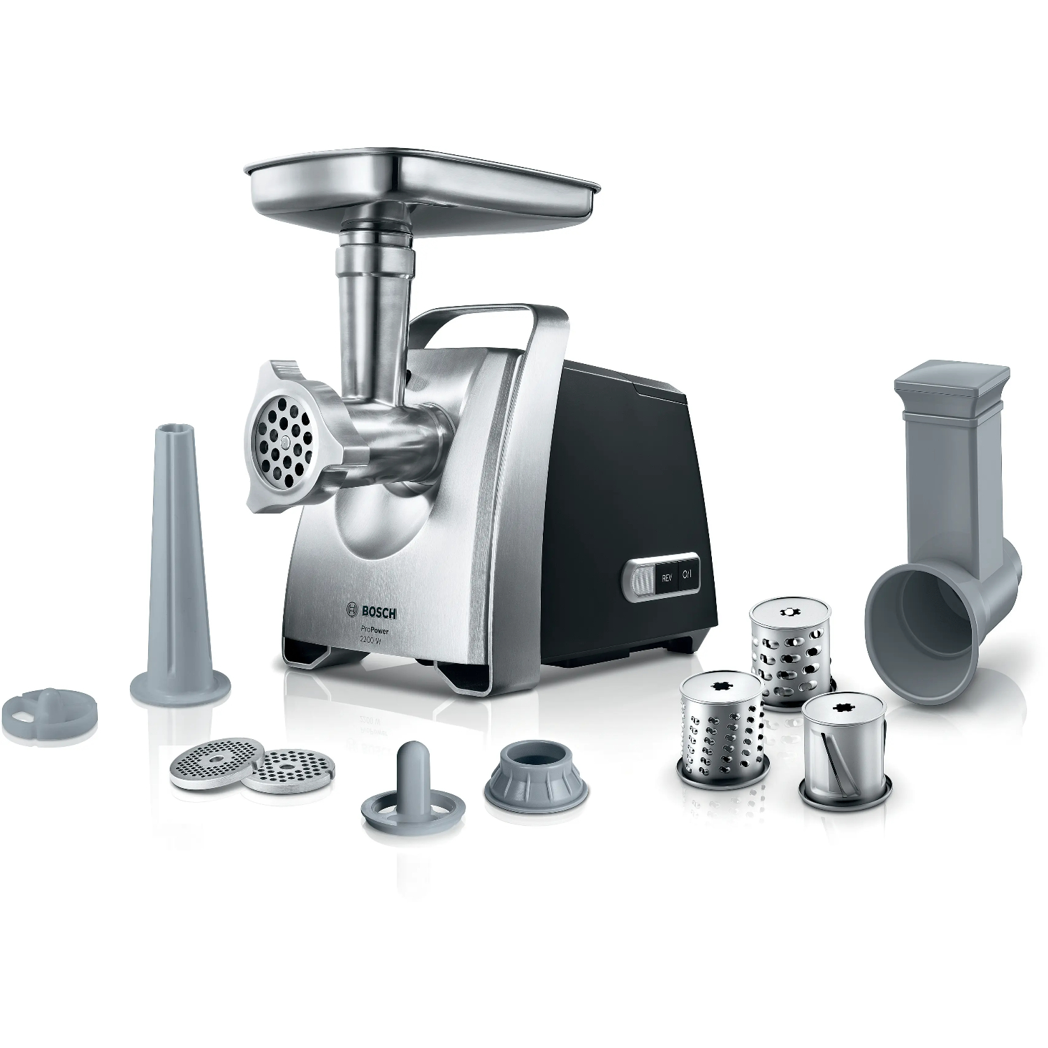 Мясорубка электрическая Bosch MFW 68640, черный/серебристый в TehnoAdept