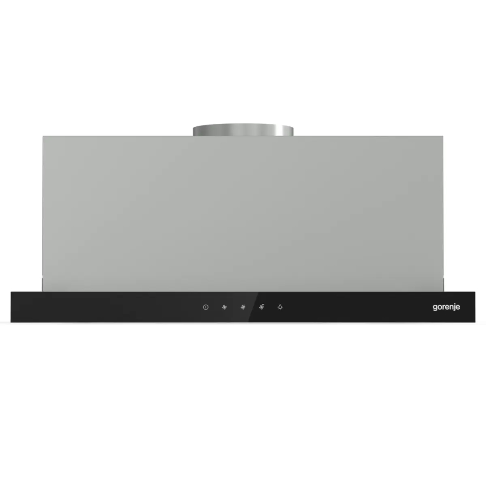 Вытяжка встраиваемая Gorenje TH60E8SGB, нержавеющая сталь/черное стекло в TehnoAdept