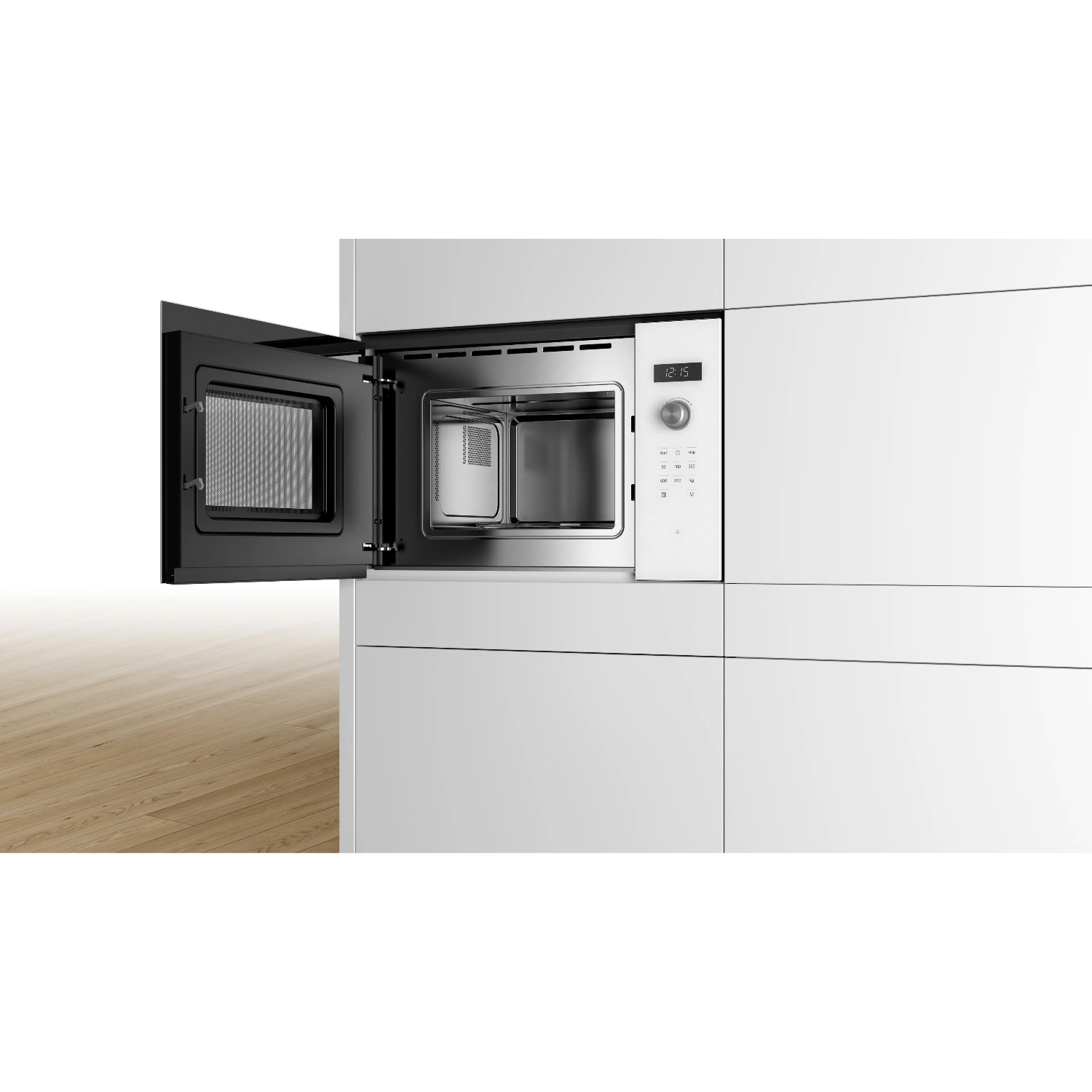 Микроволновая печь встраиваемая Bosch BFL524MW0, белый в TehnoAdept