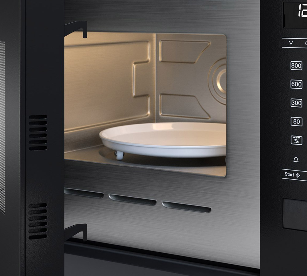 Микроволновая печь встраиваемая Miele M 2234 SC OBSW Obsidian Black, черный обсидиан в TehnoAdept