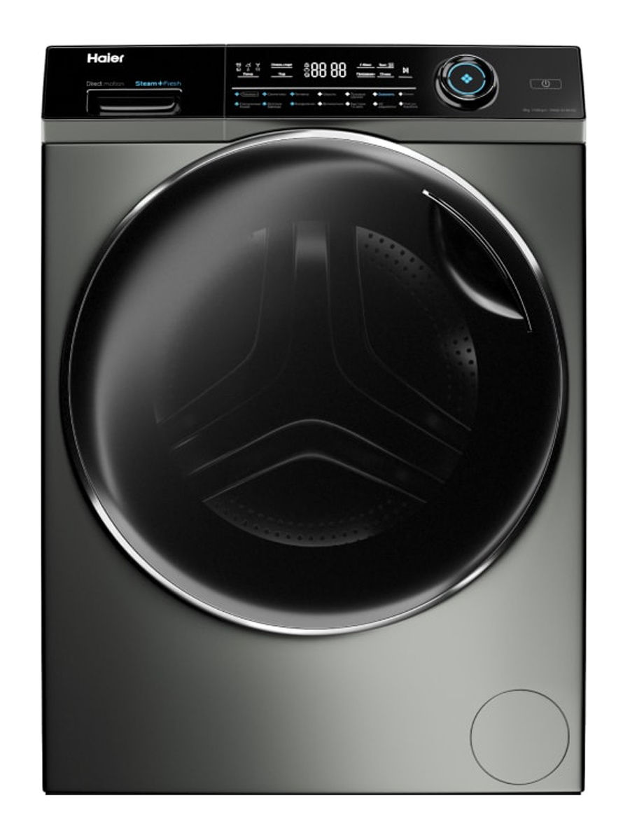 Стиральная машина Haier HW80-B14979S, серебристый в TehnoAdept