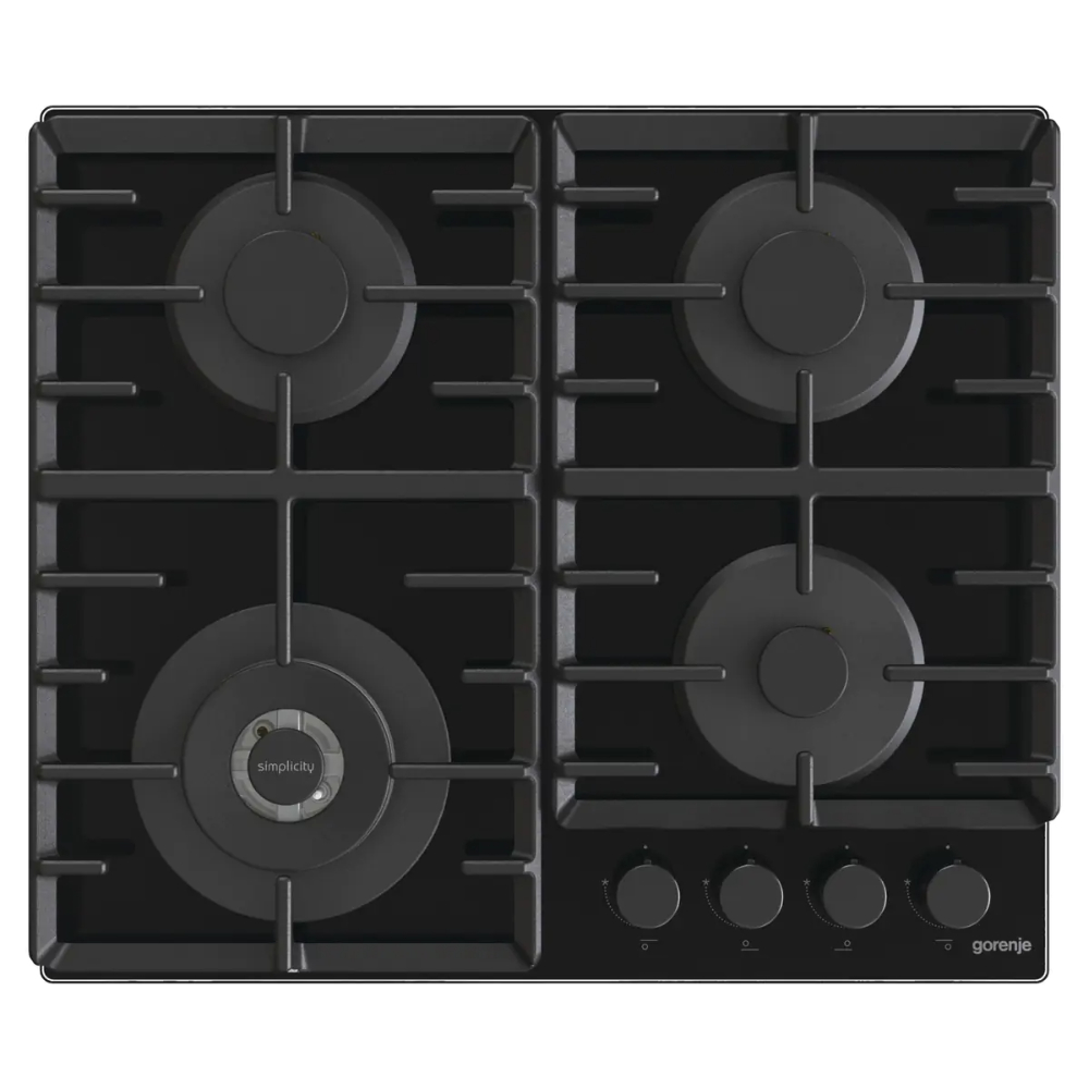 Варочная панель газовая Gorenje GTW642SYB, черный в TehnoAdept