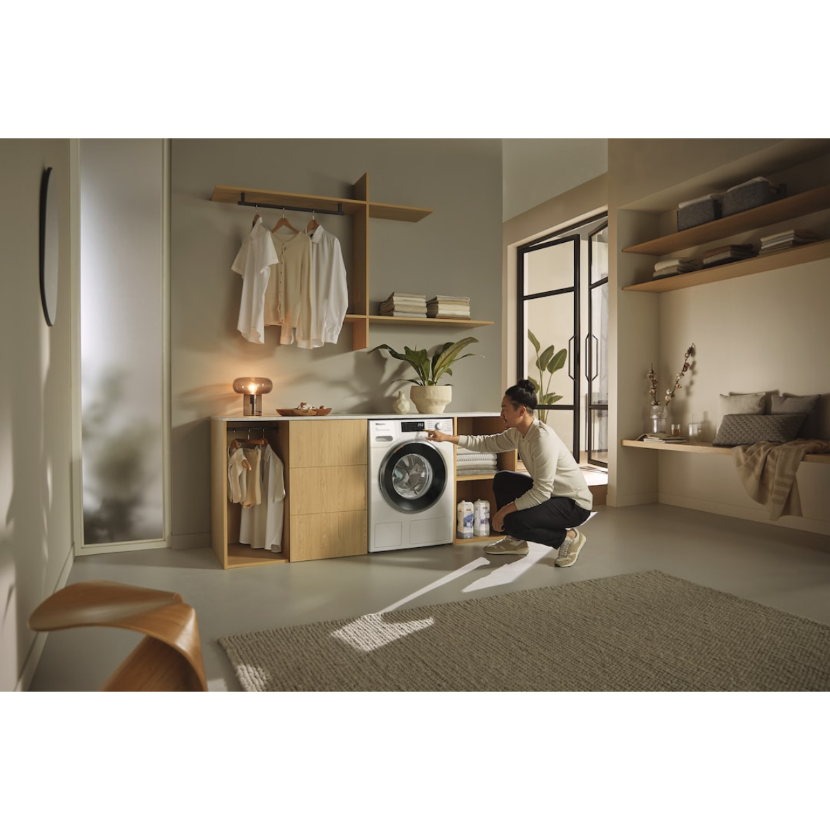 Стиральная машина Miele WWG880 WCS PWash&TDos&Steam LOWE Lotus White, белый лотос в TehnoAdept