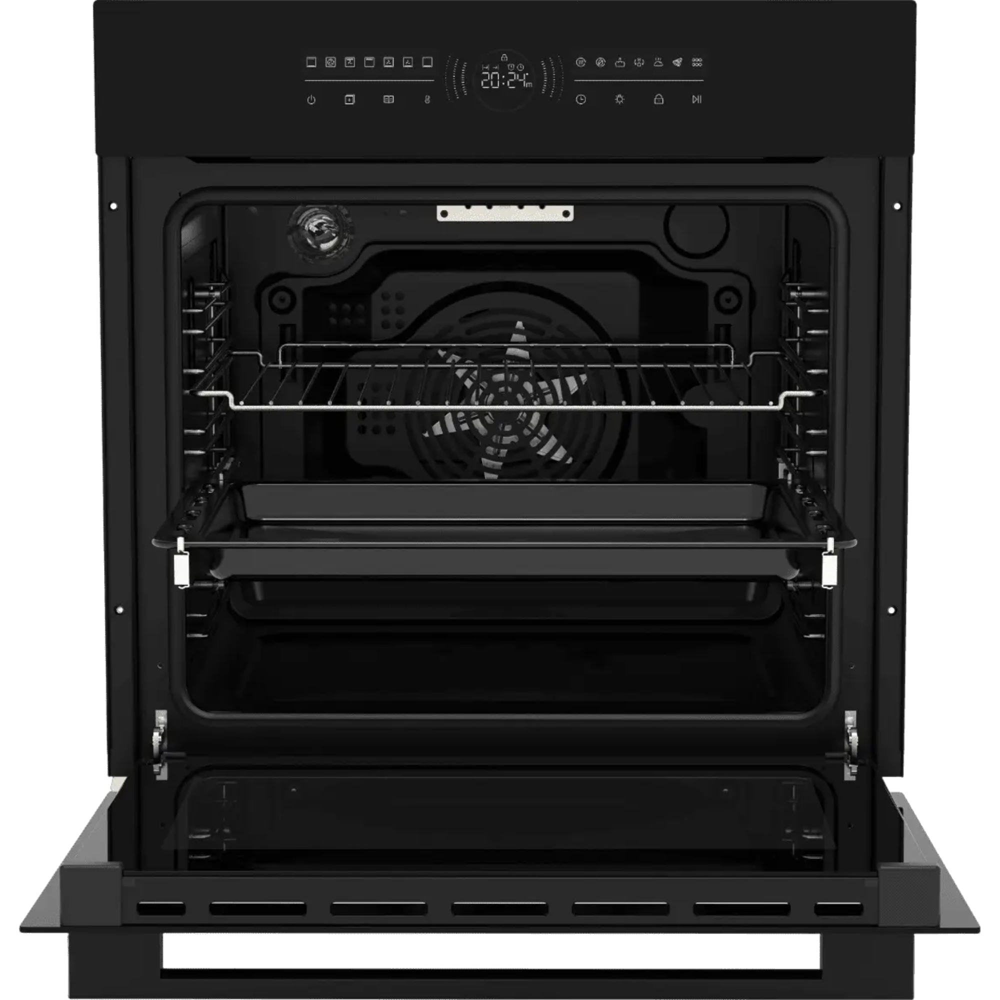 Духовой шкаф электрический Haier HOX-FT5AMTMB, черный матовый в TehnoAdept