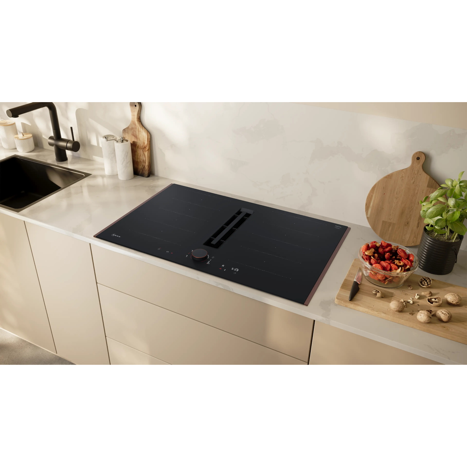 Варочная панель индукционная Neff V68YYX4B0, черный в TehnoAdept