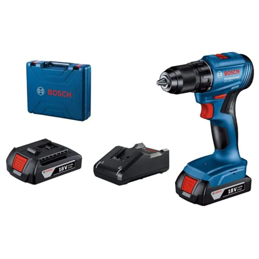 Дрель-шуруповерт аккумуляторная Bosch GSR 185-LI, арт. 06019K30F0 (кейс в комплекте) в TehnoAdept