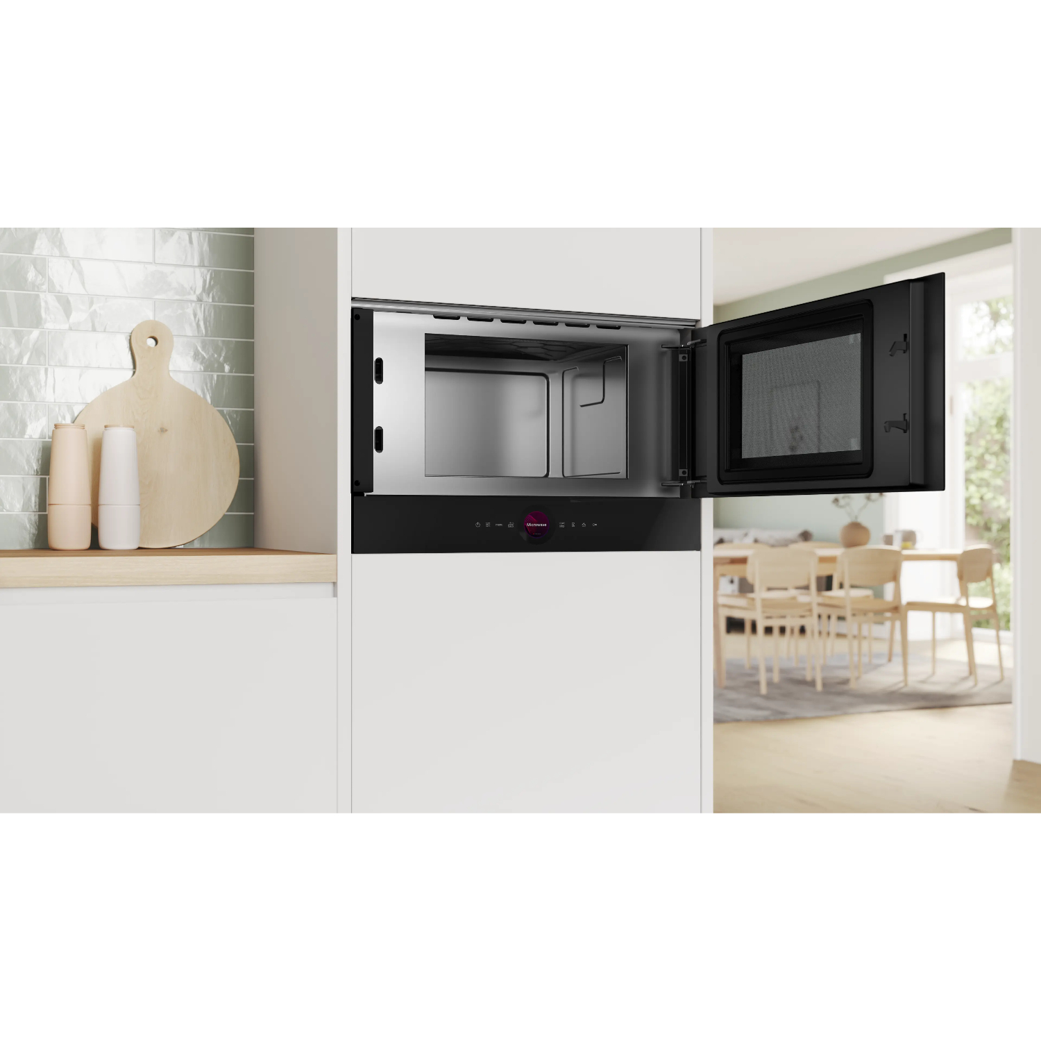 Микроволновая печь встраиваемая Bosch BFR7221B1, черный в TehnoAdept