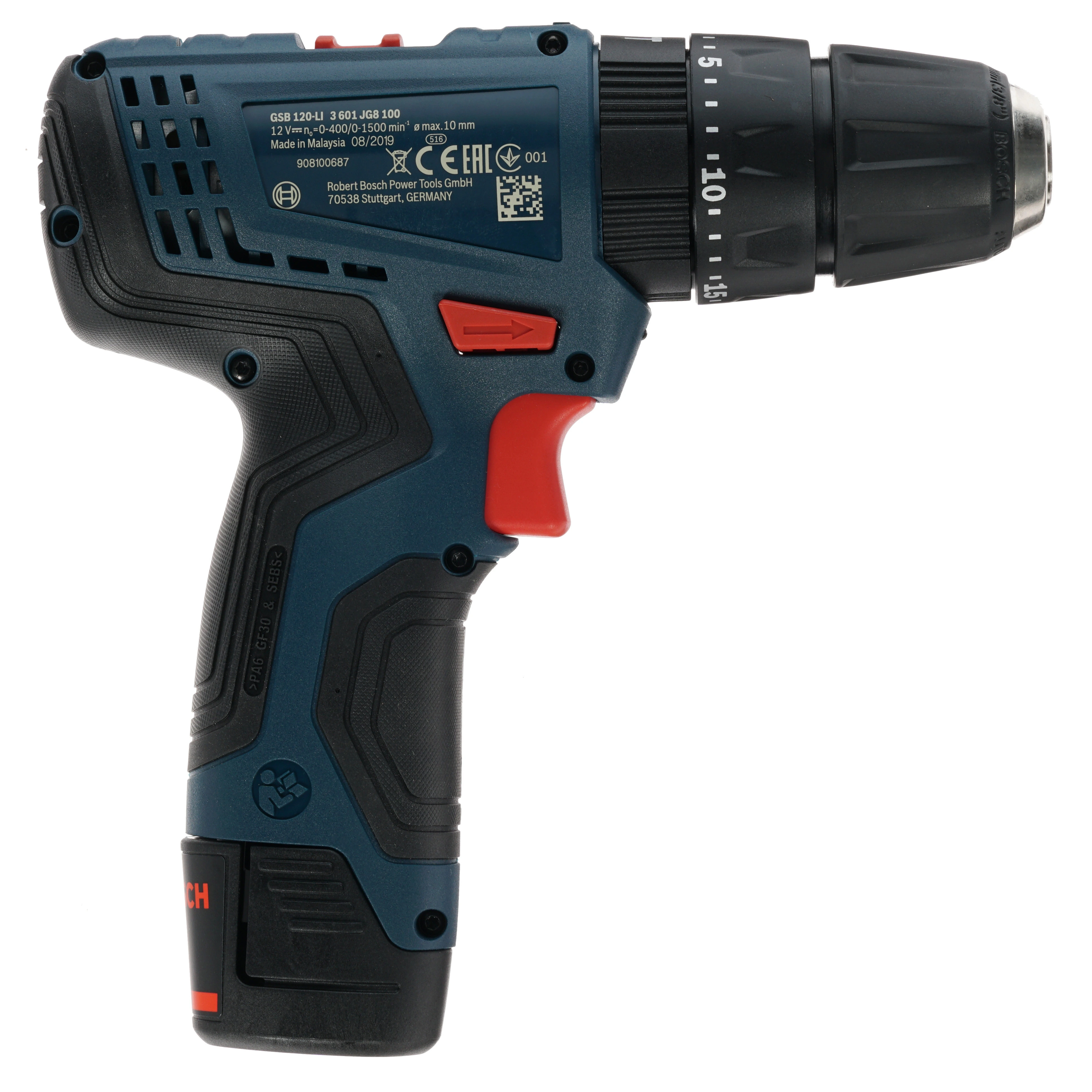 Дрель-шуруповерт Bosсh GSB 120-LI 601.9G8.100 в TehnoAdept