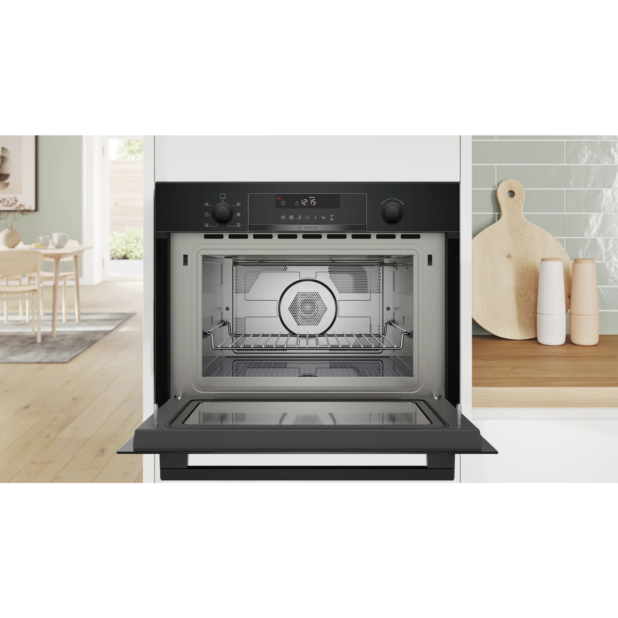 Микроволновая печь встраиваемая Bosch CMA585GB1, черный в TehnoAdept