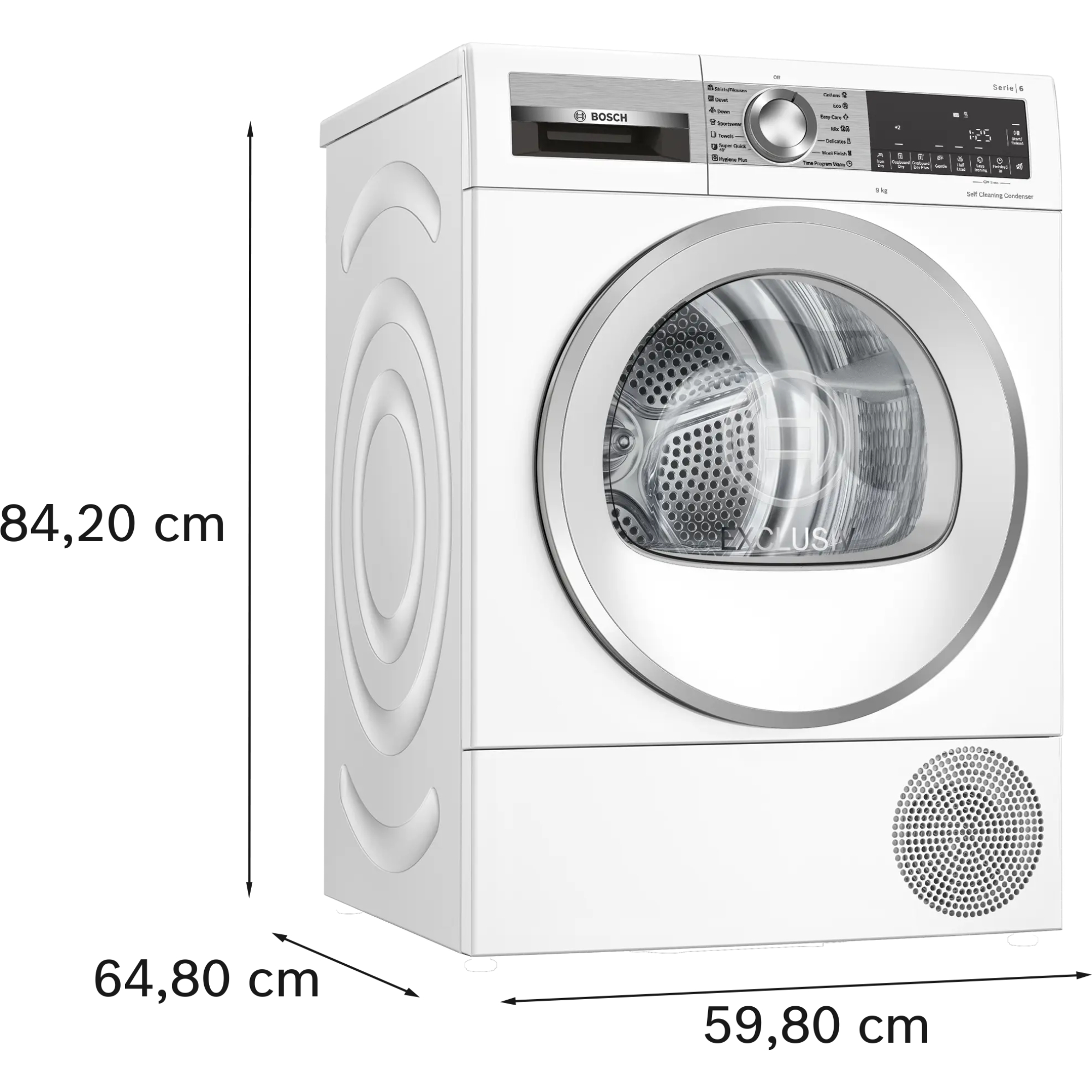 Сушильная машина Bosch WQG24591BY, белый в TehnoAdept