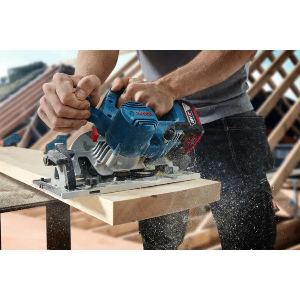Пила циркулярная (дисковая) аккумуляторная Bosch GKS 185-LI, арт. 06016C1223 (с 1 АКБ и ЗУ) в TehnoAdept