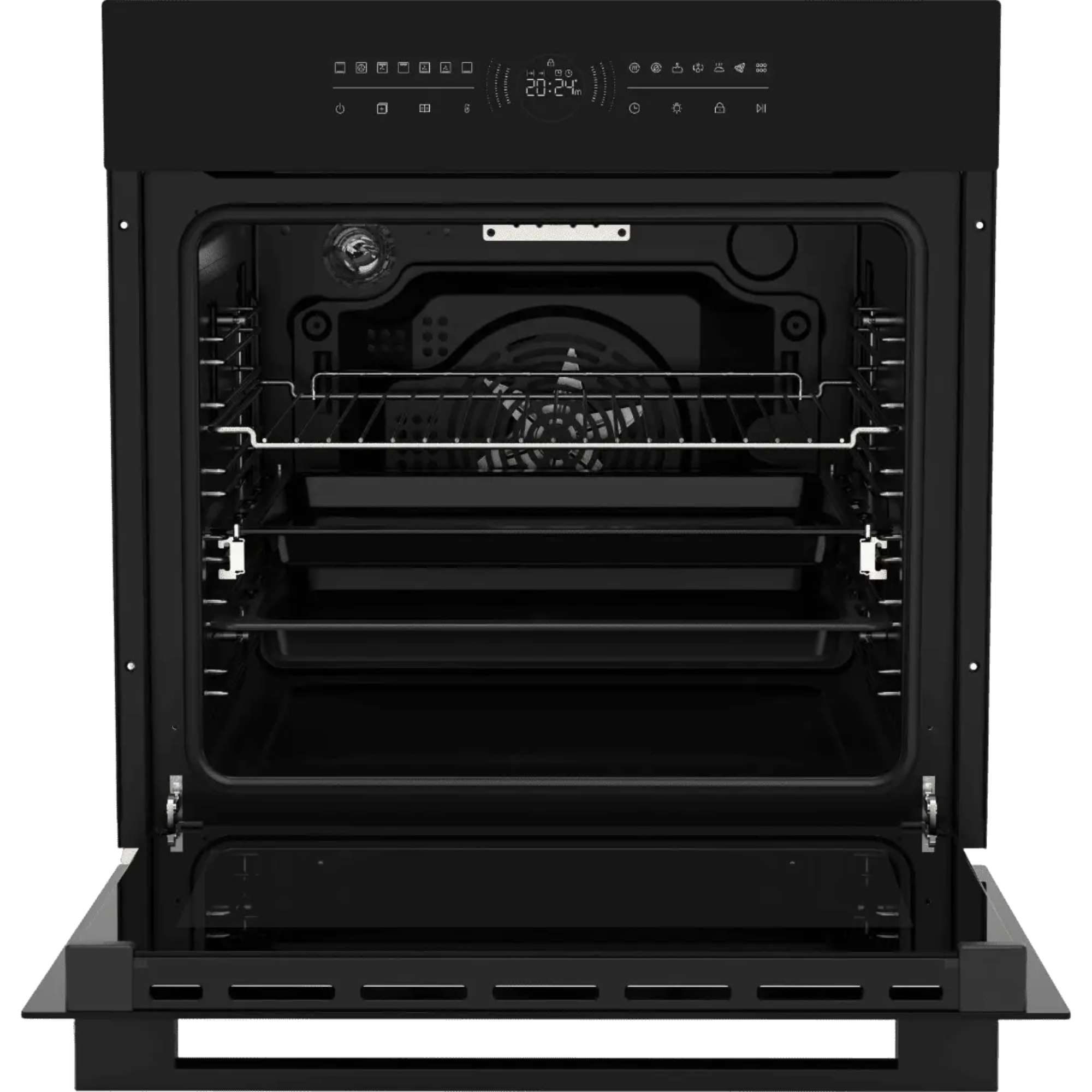 Духовой шкаф электрический Haier HOX-FT5AMTMB, черный матовый в TehnoAdept