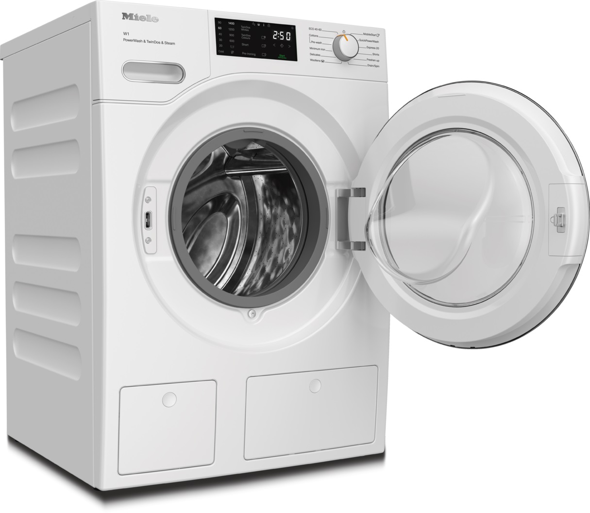 Стиральная машина Miele WWG880 WCS PWash&TDos&Steam LOWE Lotus White, белый лотос в TehnoAdept