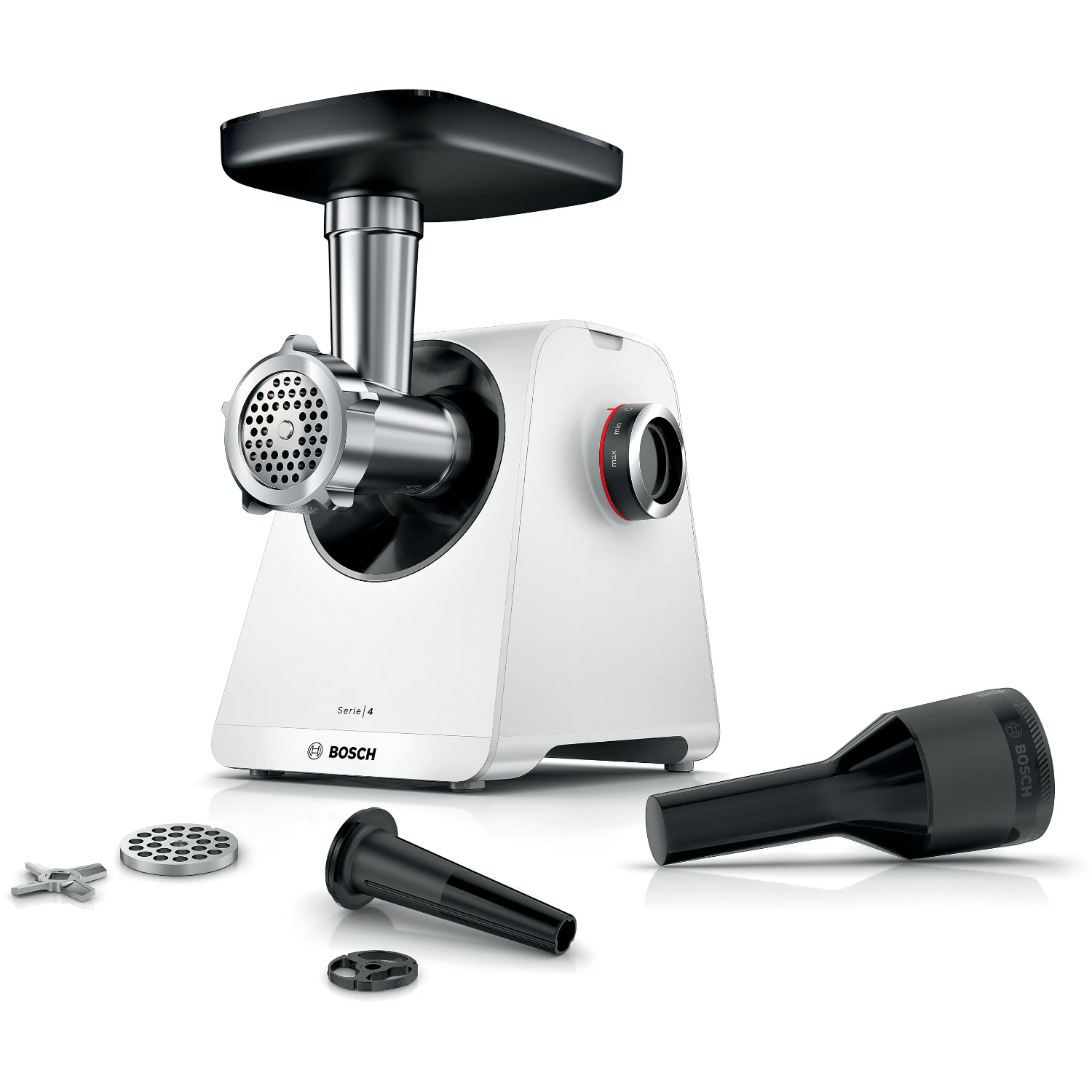 Мясорубка электрическая Bosch MFWS420W, белый в TehnoAdept