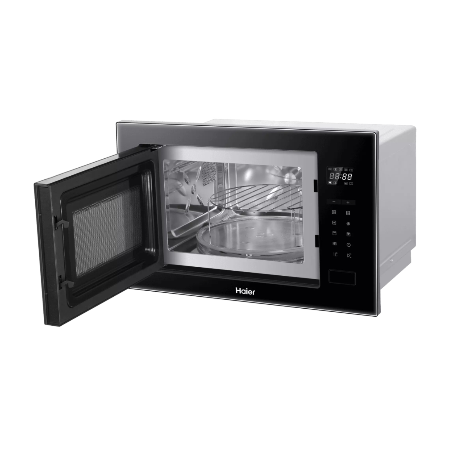 Микроволновая печь встраиваемая Haier HMX-BTG259B, черный в TehnoAdept