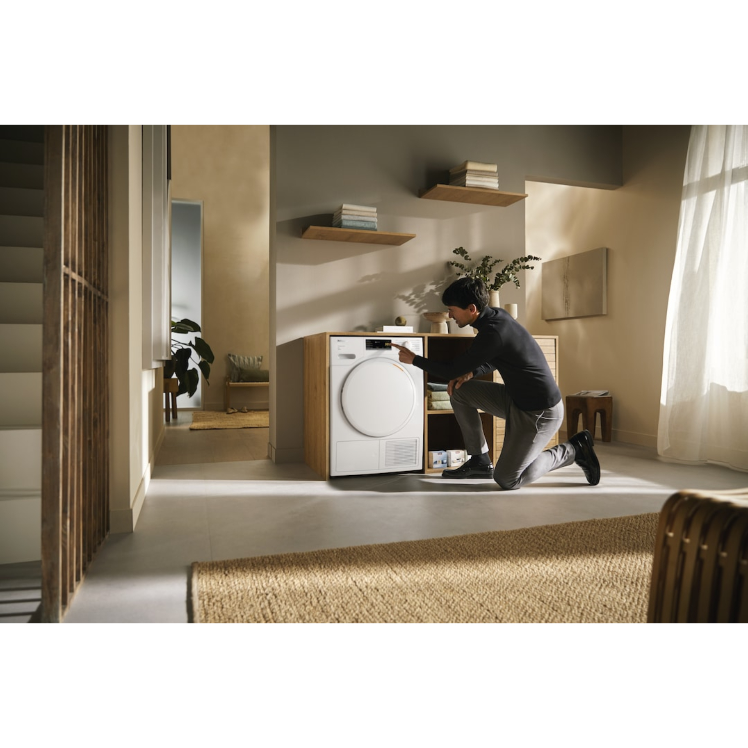 Сушильная машина Miele TSA523WP 8kg Active LOWE Lotus White, белый лотос в TehnoAdept