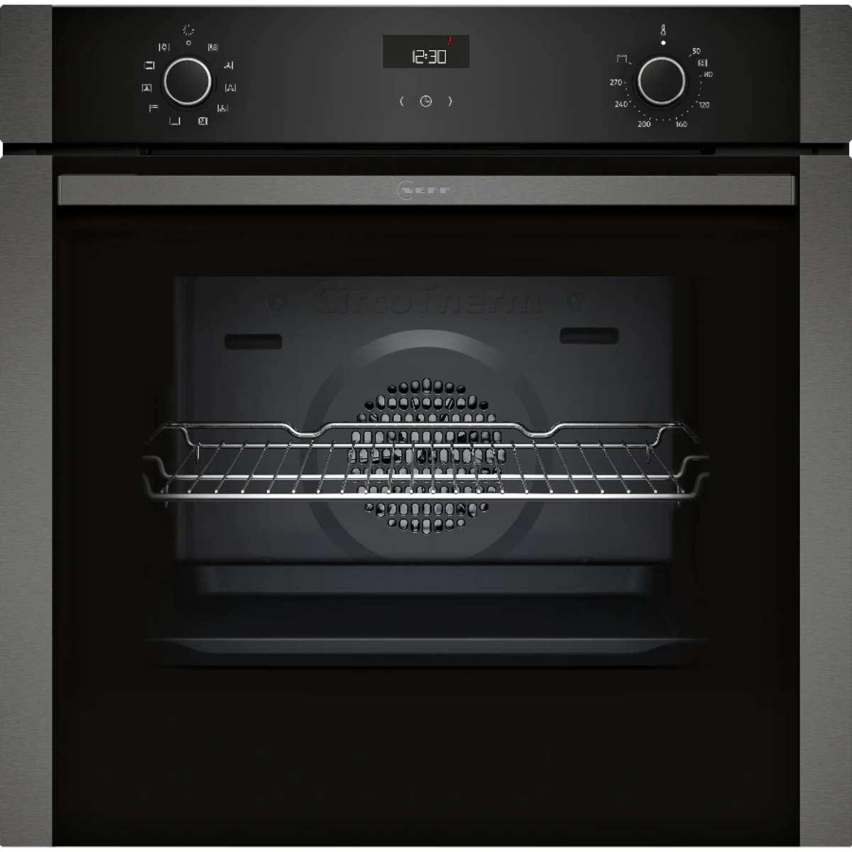 Духовой шкаф электрический Neff B1ACE2AG3, графитово-серый в TehnoAdept