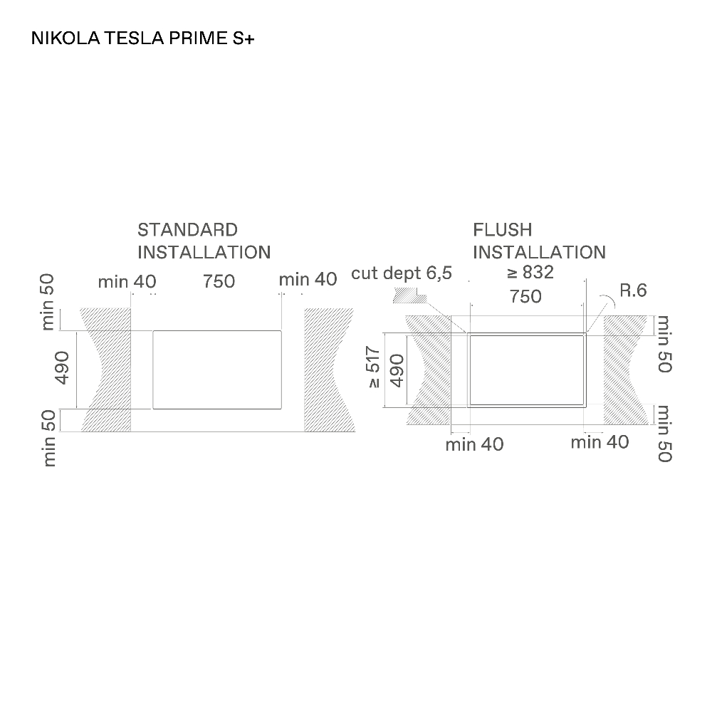 Варочная панель индукционная с вытяжкой Elica NIKOLATESLA PRIME S+ BL/A/83 (PRF0182325), черный в TehnoAdept