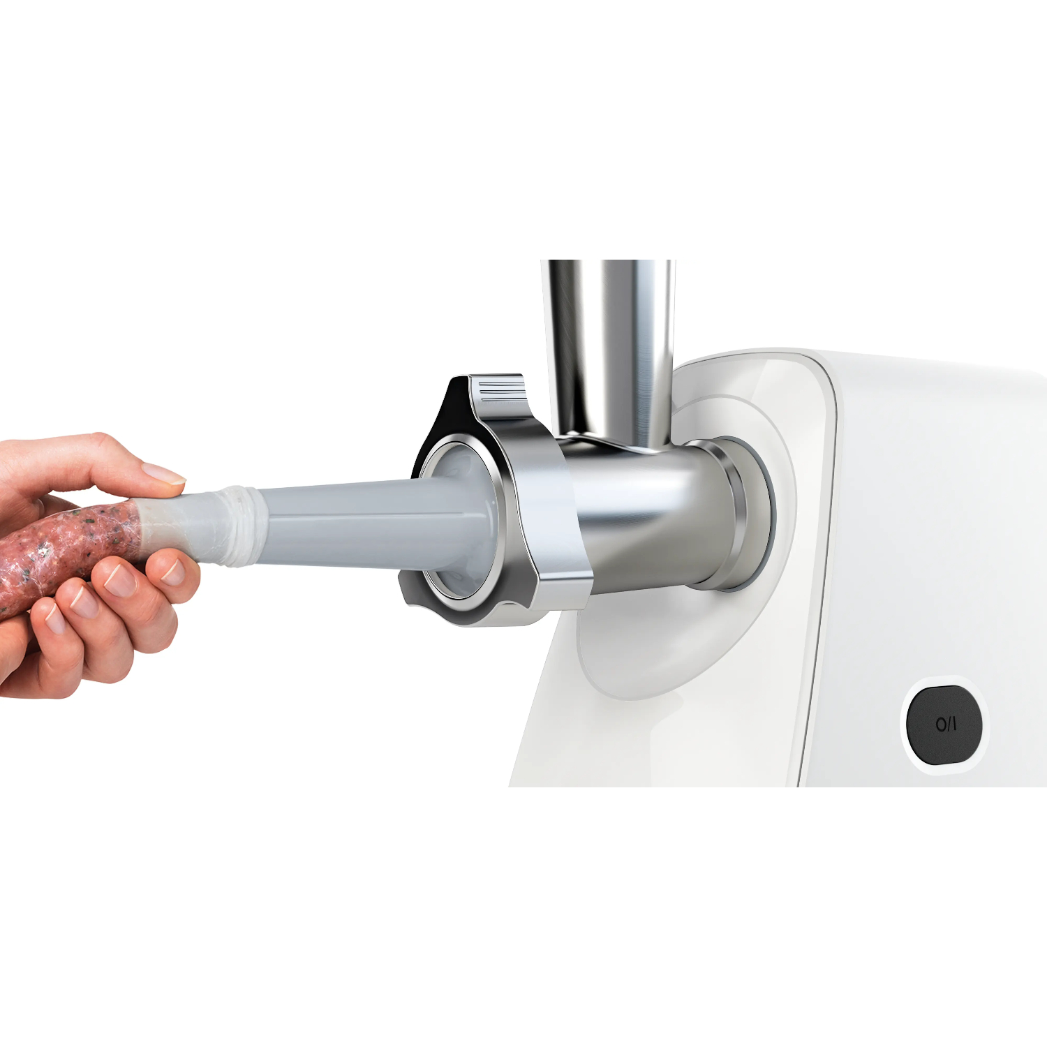 Мясорубка электрическая Bosch MFW2517W, белый в TehnoAdept