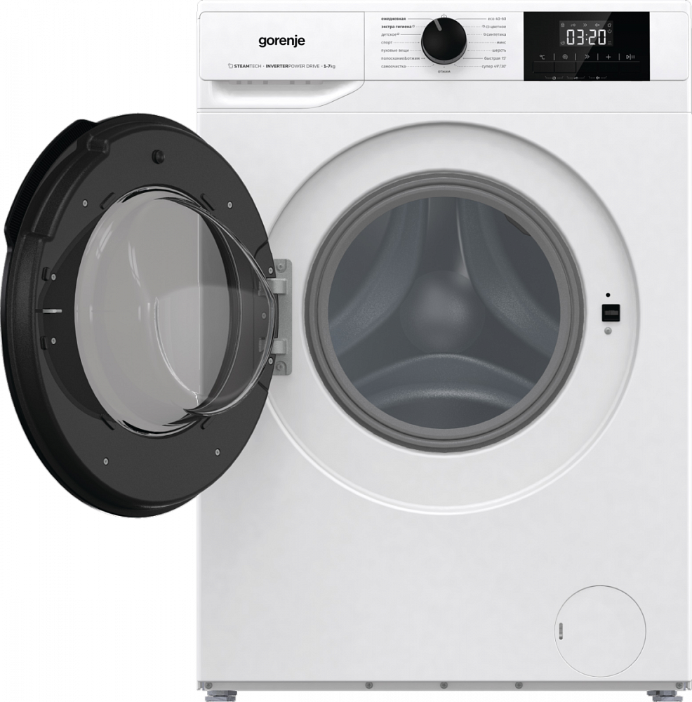 Стиральная машина Gorenje W1NGPI72SBS/C, белый в TehnoAdept