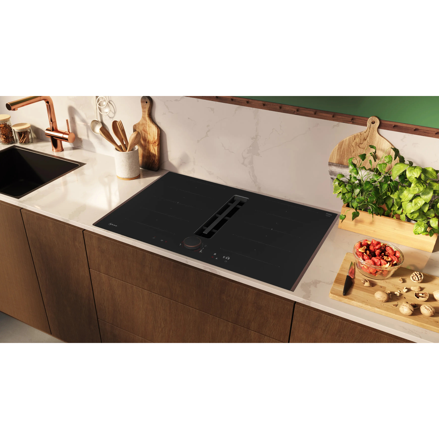 Варочная панель индукционная Neff V68YYX4C0, черный в TehnoAdept