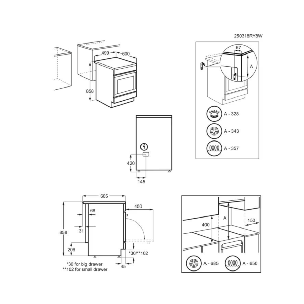 Плита электрическая Electrolux LKR562066W в TehnoAdept