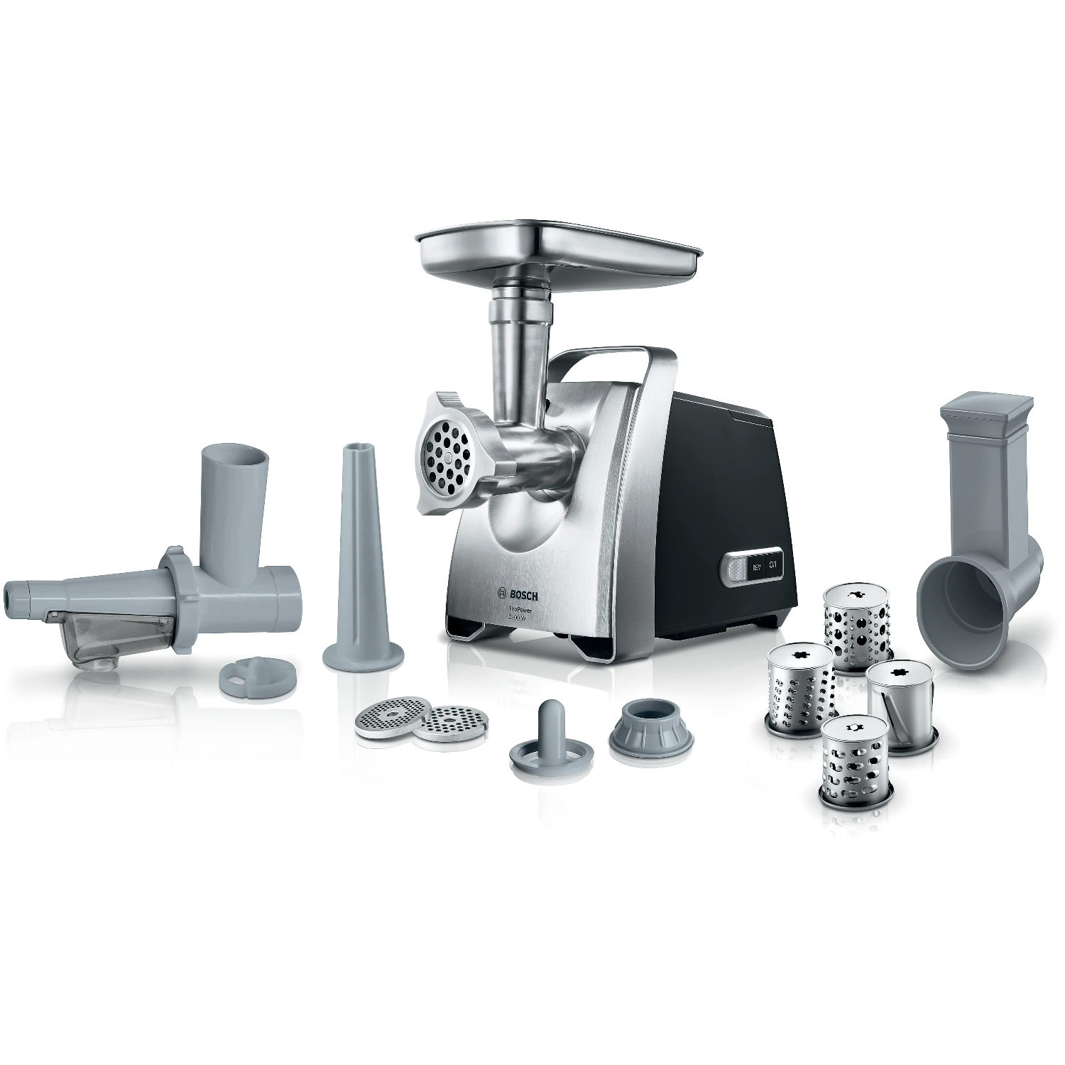 Мясорубка электрическая Bosch MFW 68660, черный/серебристый в TehnoAdept