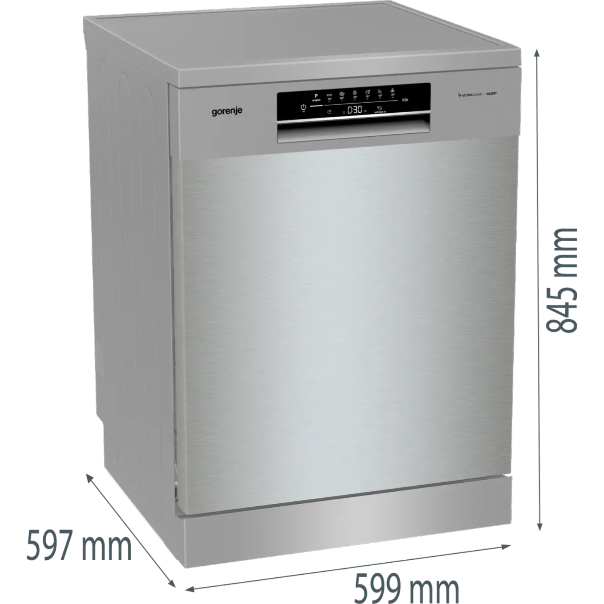 Посудомоечная машина Gorenje GS643E90X, серебристый в TehnoAdept
