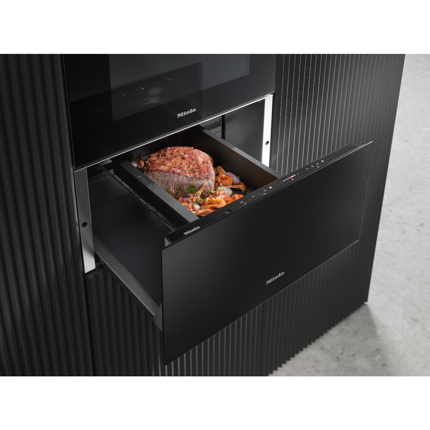 Подогреватель посуды Miele ESW 7020 OBSW Obsidian Black, черный обсидиан в TehnoAdept