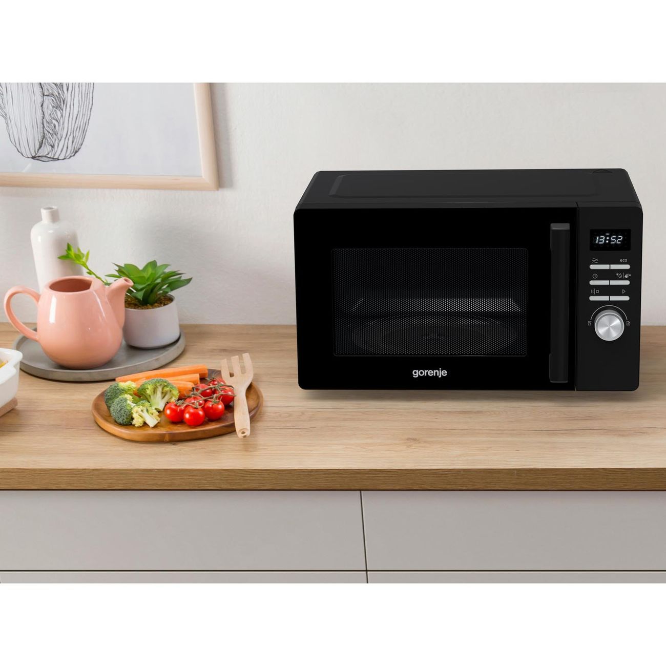 Микроволновая печь Gorenje MO23A3BH, черный в TehnoAdept