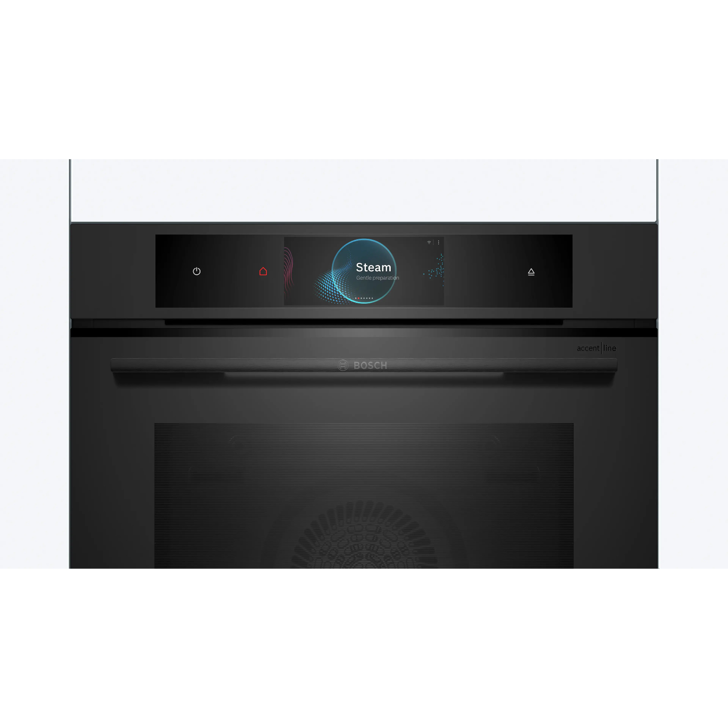 Духовой шкаф электрический c паром Bosch HSG938EM1, матовый черный в TehnoAdept