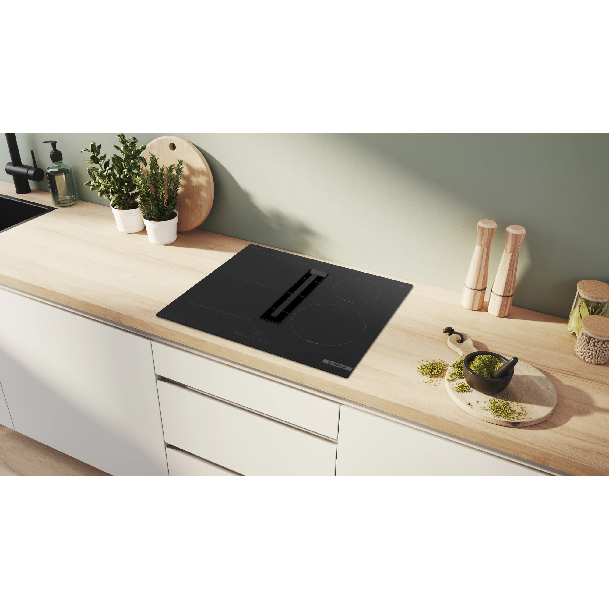 Варочная панель индукционная Bosch PVS611B16E, черный в TehnoAdept