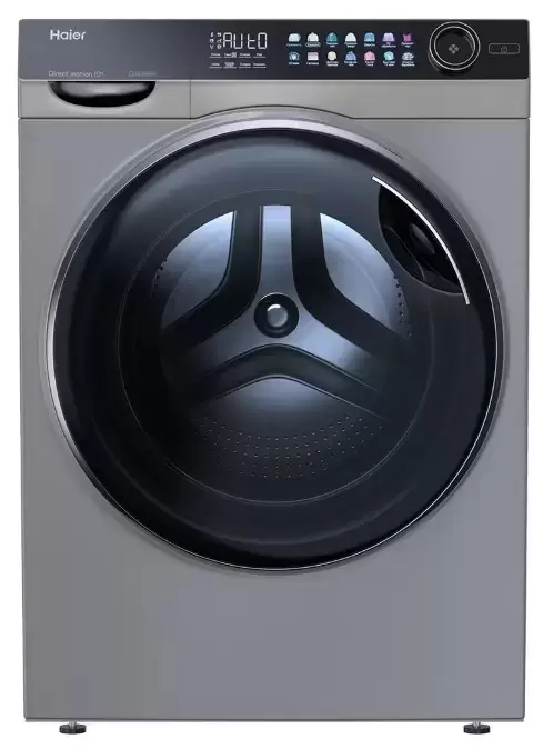 Стирально-сушильная машина Haier 378S (HW100-BD14378S + HD100-A2378S + CKS-1),серебристый в TehnoAdept