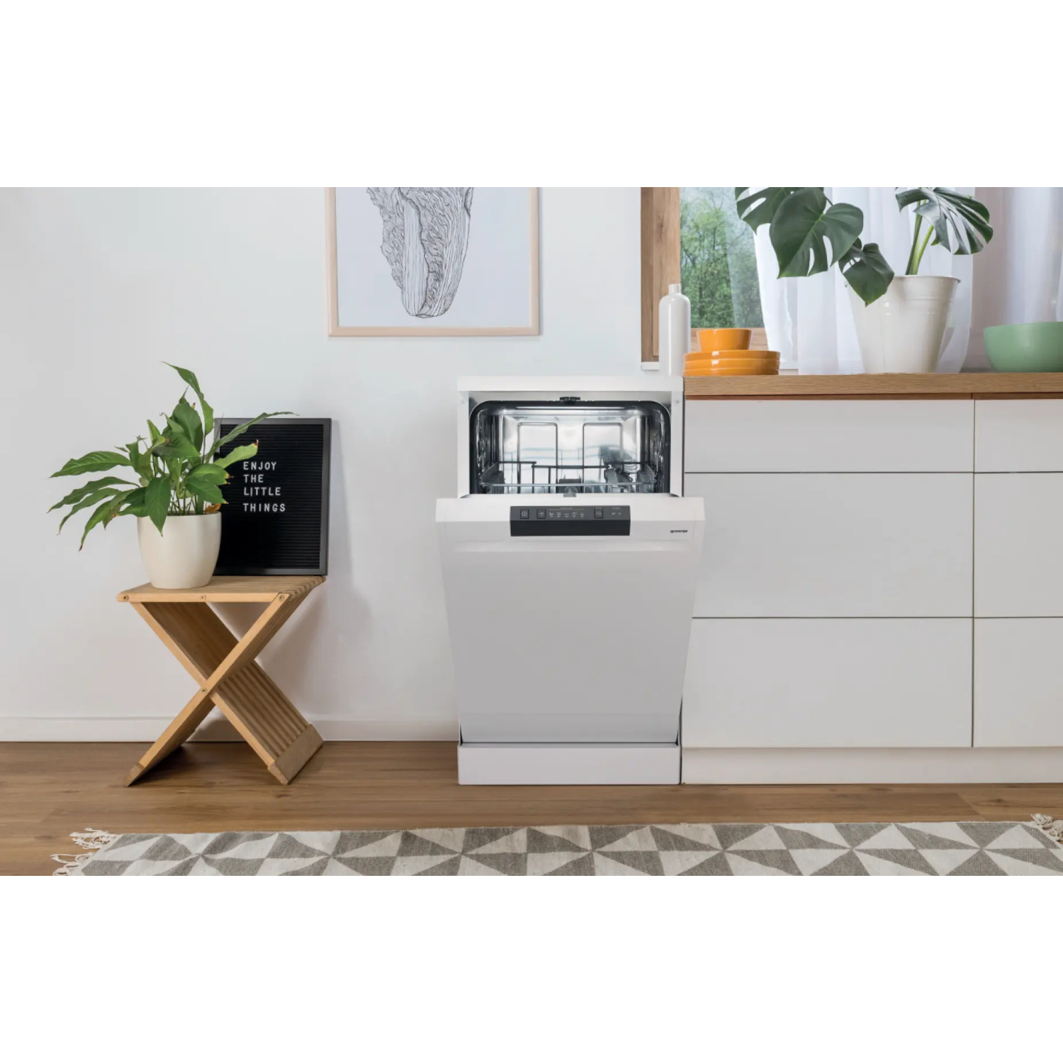 Посудомоечная машина Gorenje GS520E15W, белый в TehnoAdept