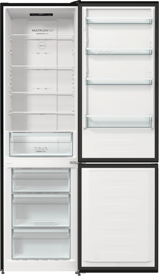 Холодильник Gorenje NRK6202EBXL4, черный в TehnoAdept