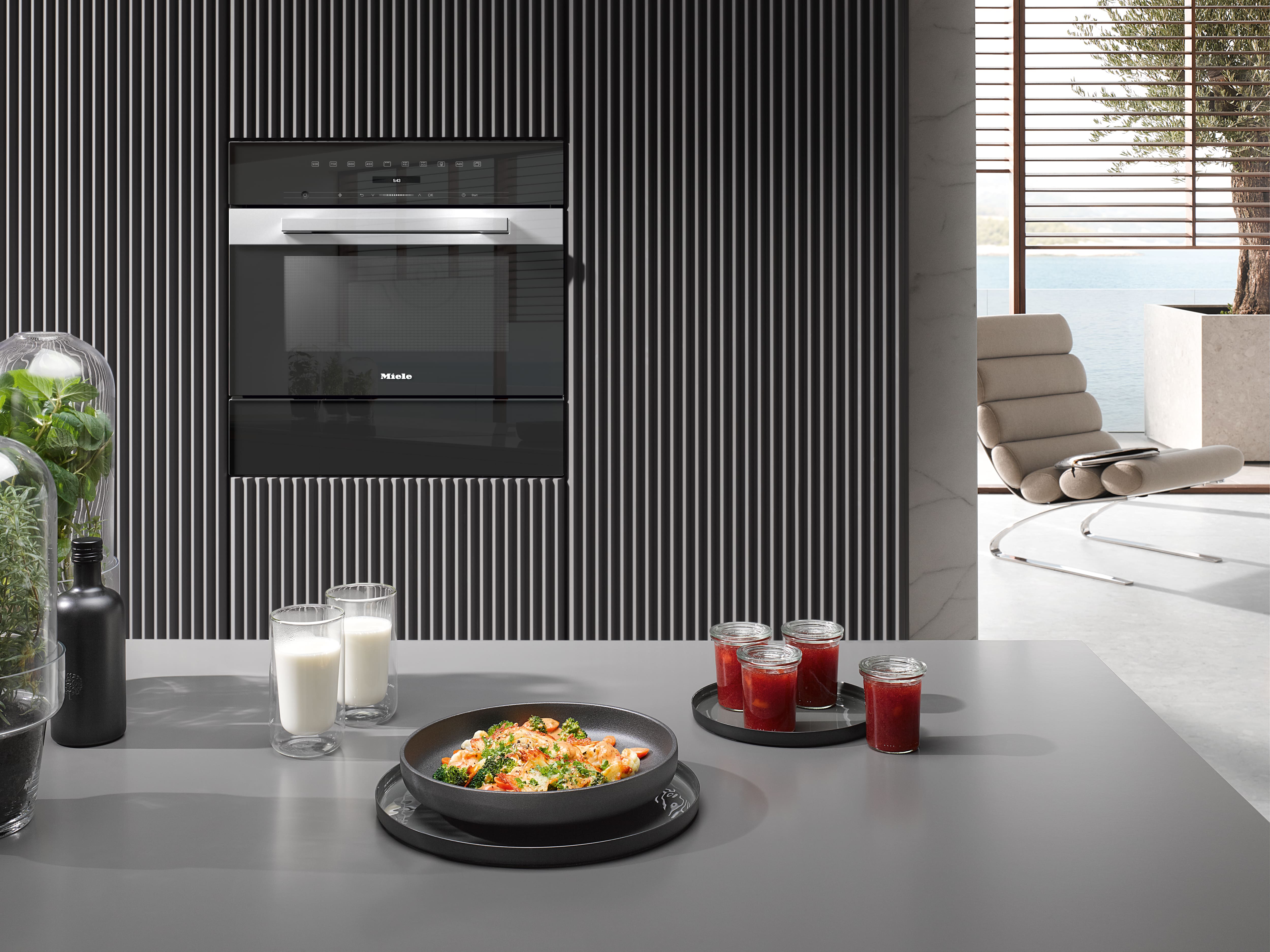Микроволновая печь встраиваемая Miele M 7244 TC Stainless Steel, нержавеющая сталь в TehnoAdept