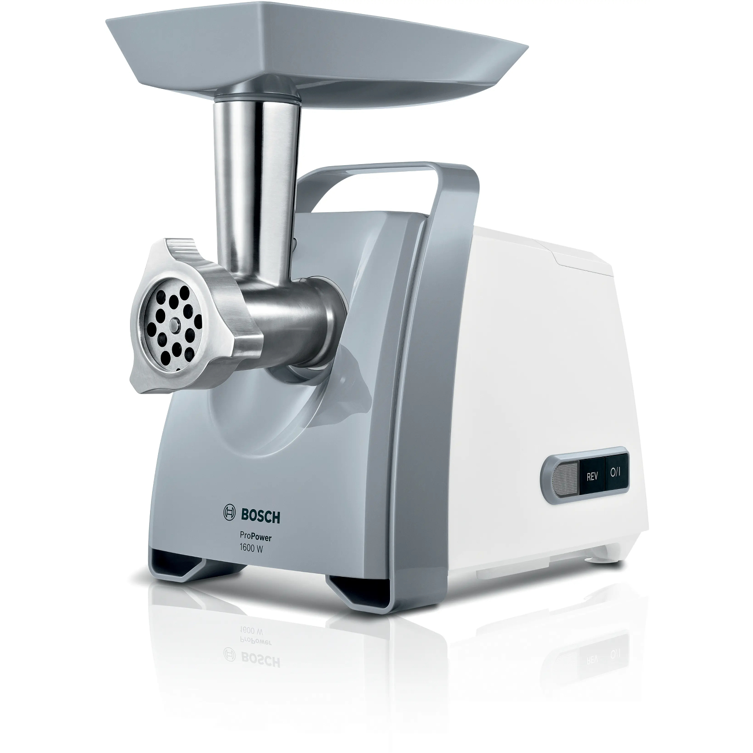 Мясорубка электрическая Bosch MFW45020, белый/серый в TehnoAdept