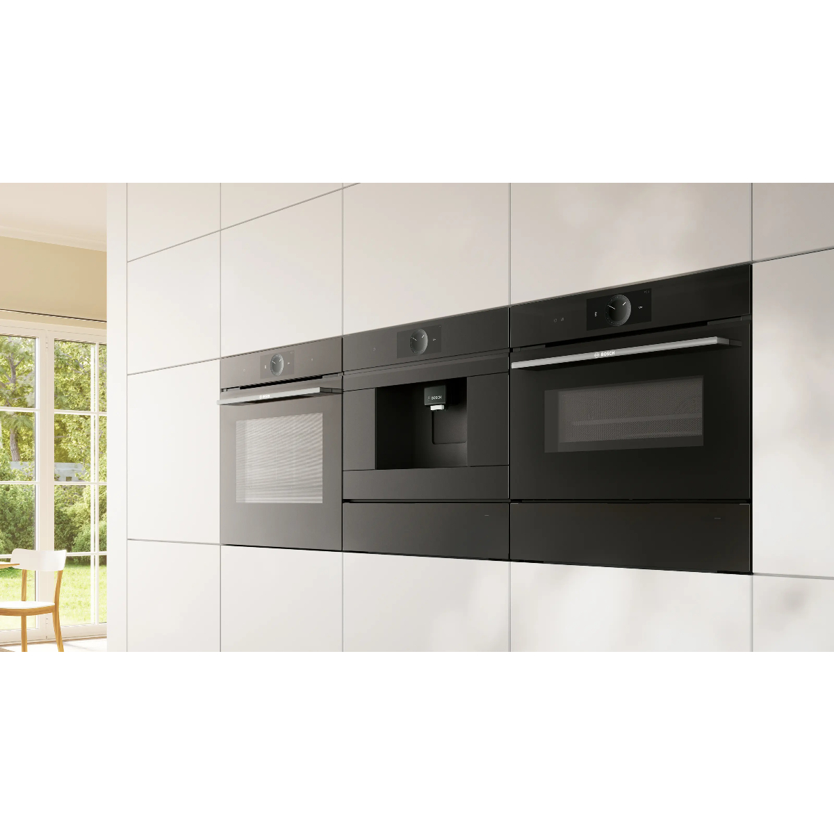 Кофемашина автоматическая встраиваемая Bosch CTL7181B0, черный в TehnoAdept