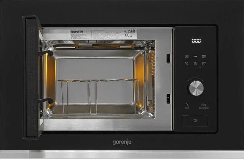 Микроволновая печь встраиваемая Gorenje BMX201AG1BG, черный в TehnoAdept