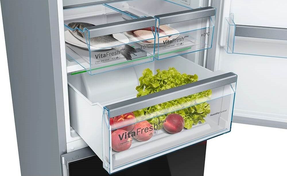 Холодильник Bosch KGN49LB30U, черный в TehnoAdept