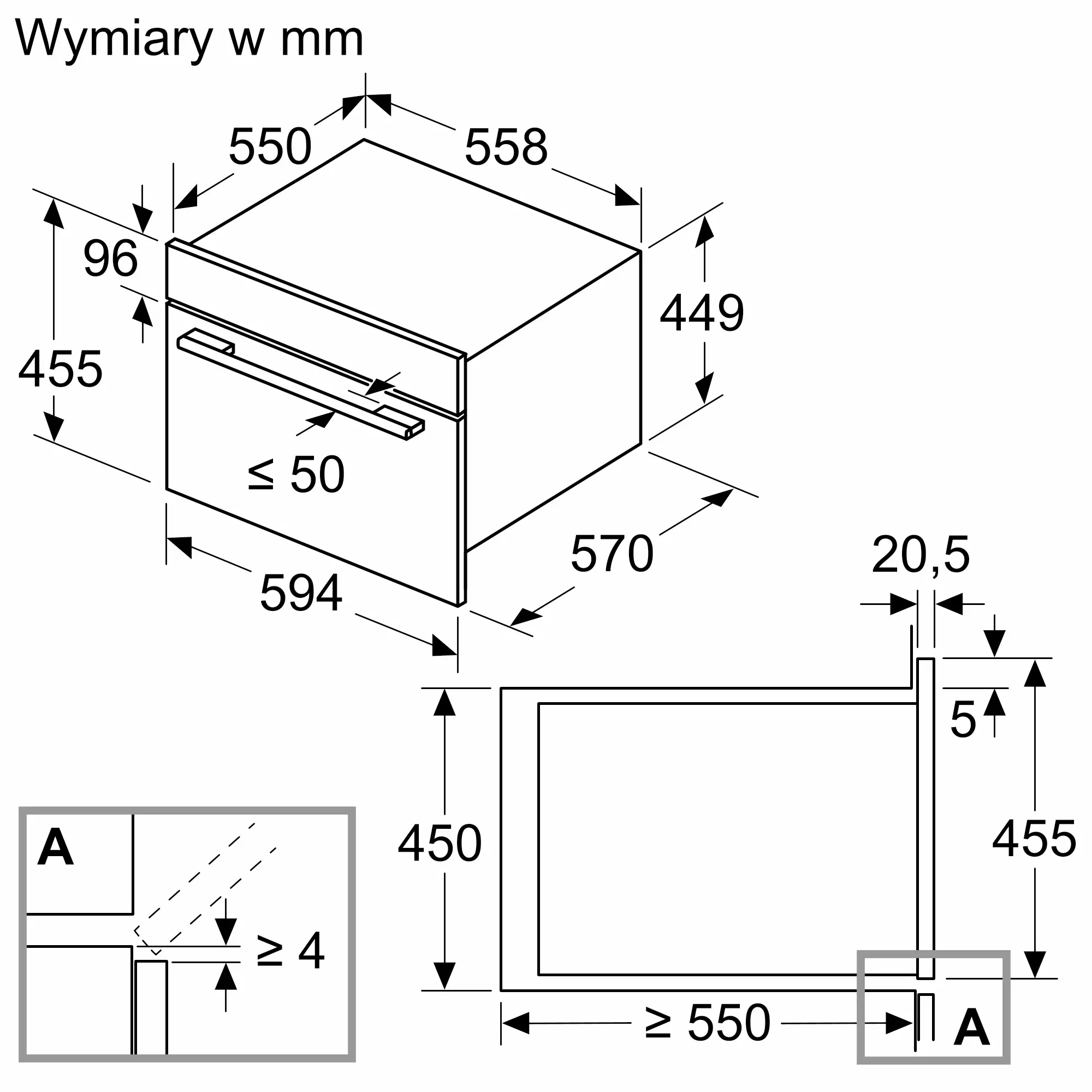 Микроволновая печь встраиваемая Bosch CMA585GB1, черный в TehnoAdept