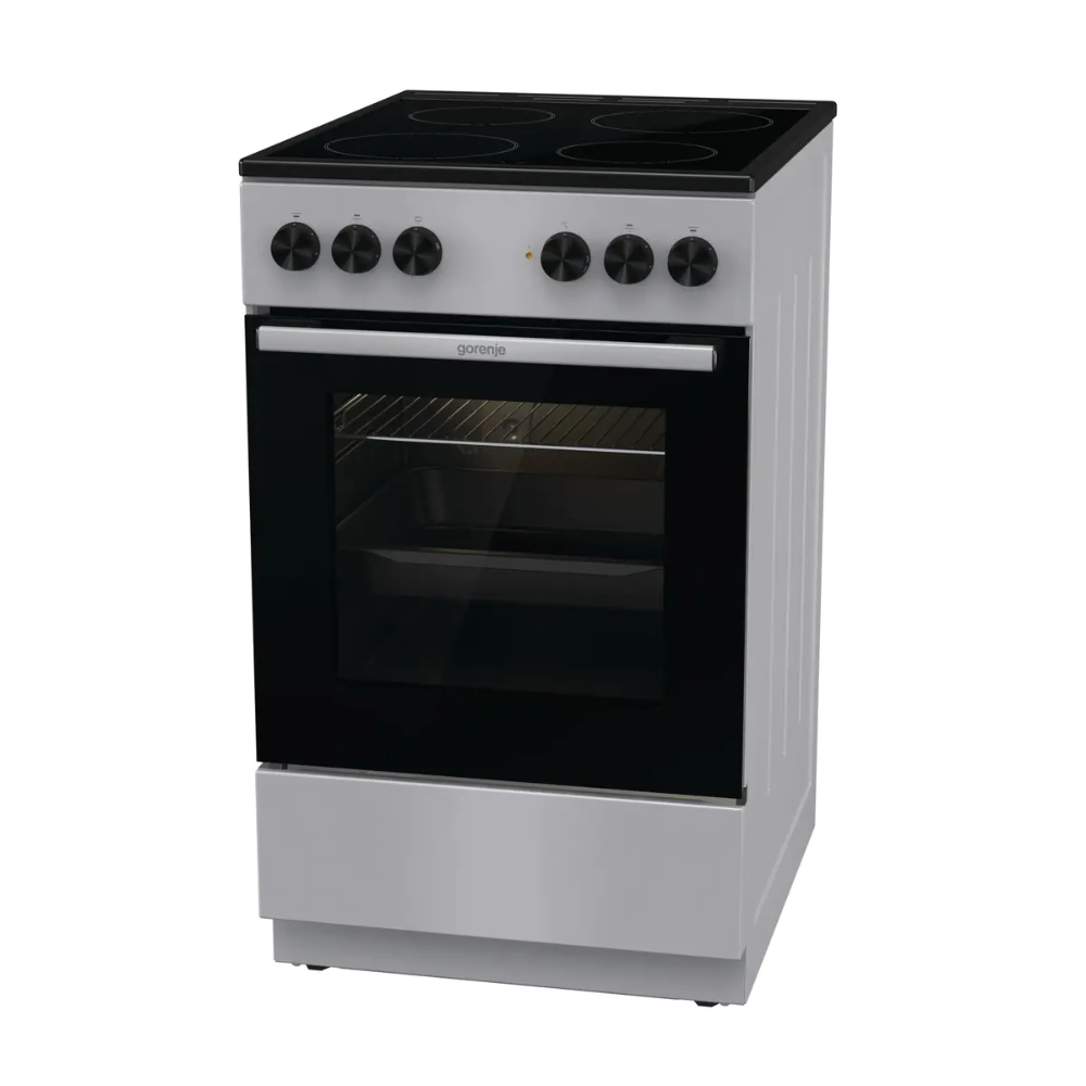 Плита электрическая Gorenje GEC5A12SG, серый/черный в TehnoAdept