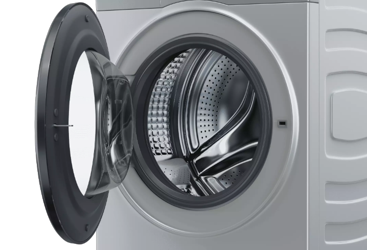 Стиральная машина Haier HW60-BP12929BSE, серебро в TehnoAdept