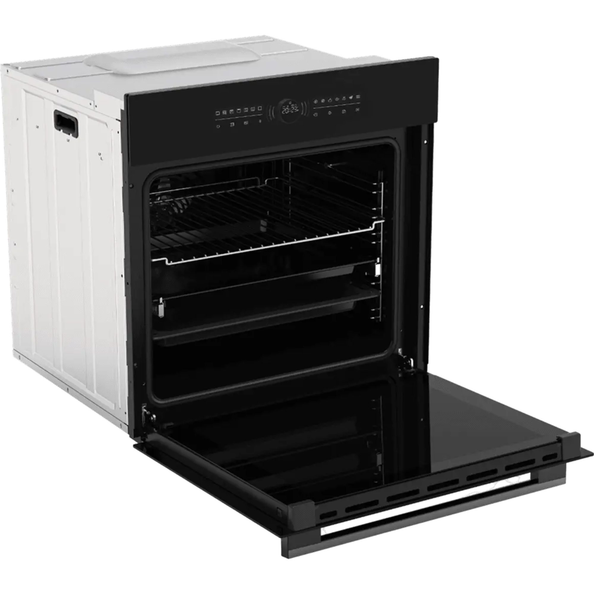 Духовой шкаф электрический Haier HOX-FT5AMTMB, черный матовый в TehnoAdept