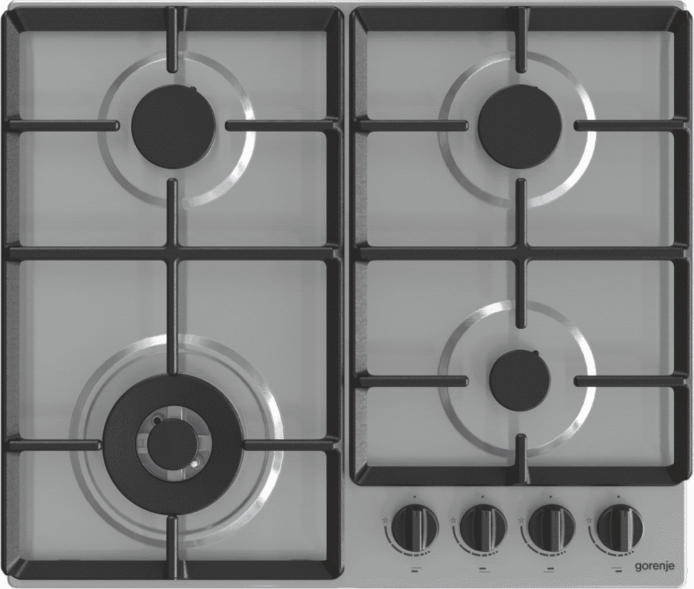 Варочная панель газовая Gorenje GW641EBX, нержавеющая сталь в TehnoAdept